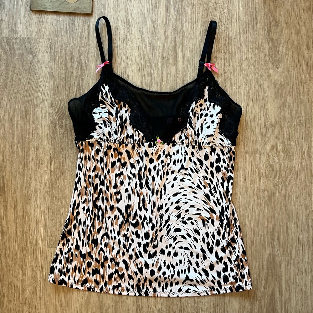 Betsey Johnson Cheetah Tank Top